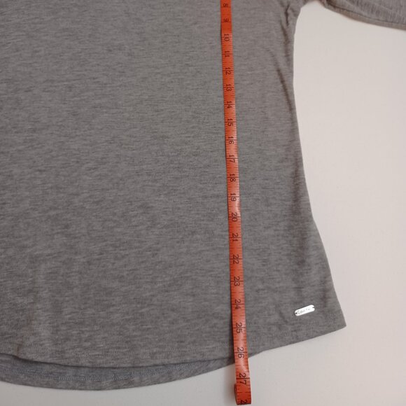 Women's Calvin Klein Shoulderless Grey Top Size Small - Picture 8 of 8
